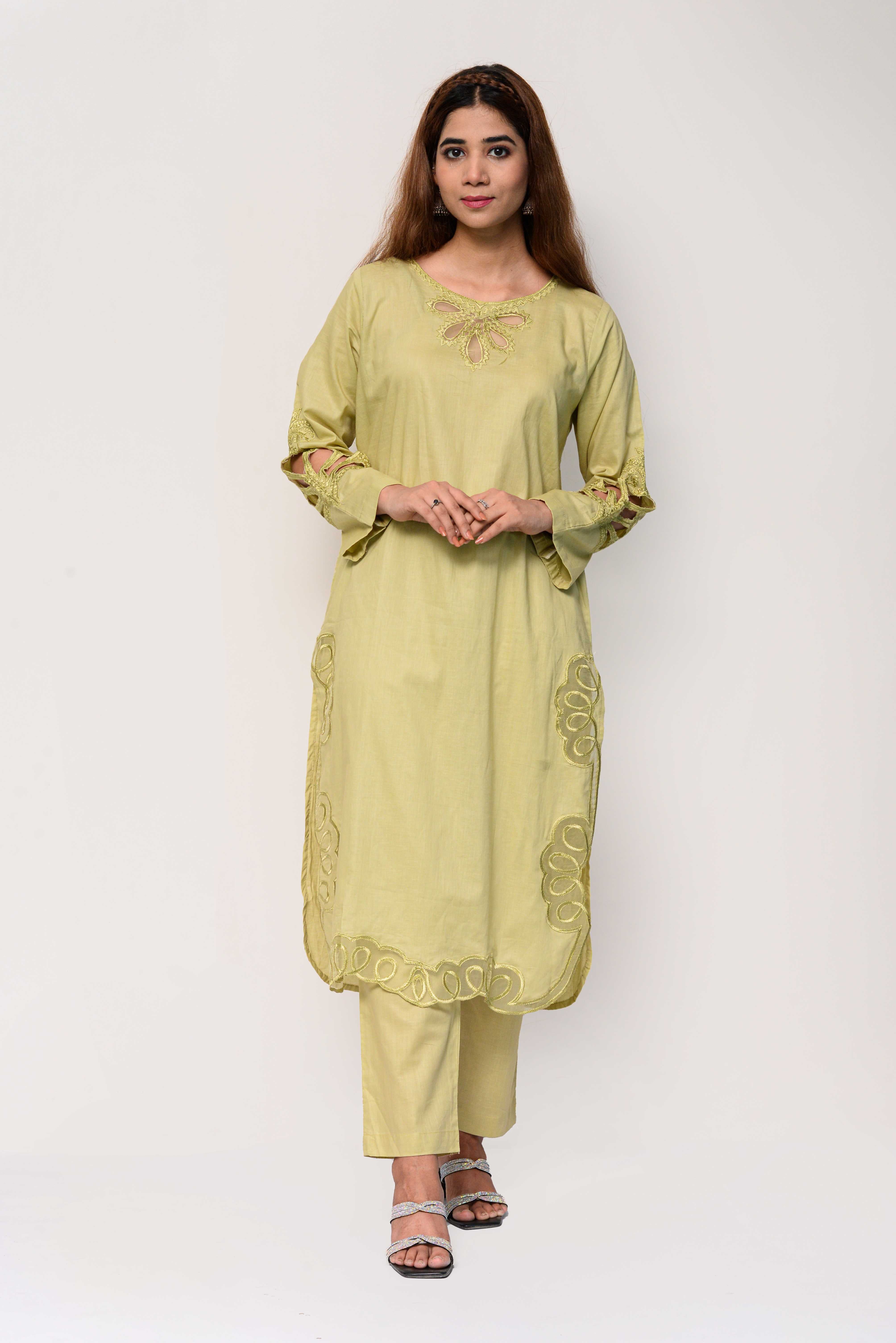 LASER CUT EBM+ORGANZA Beige